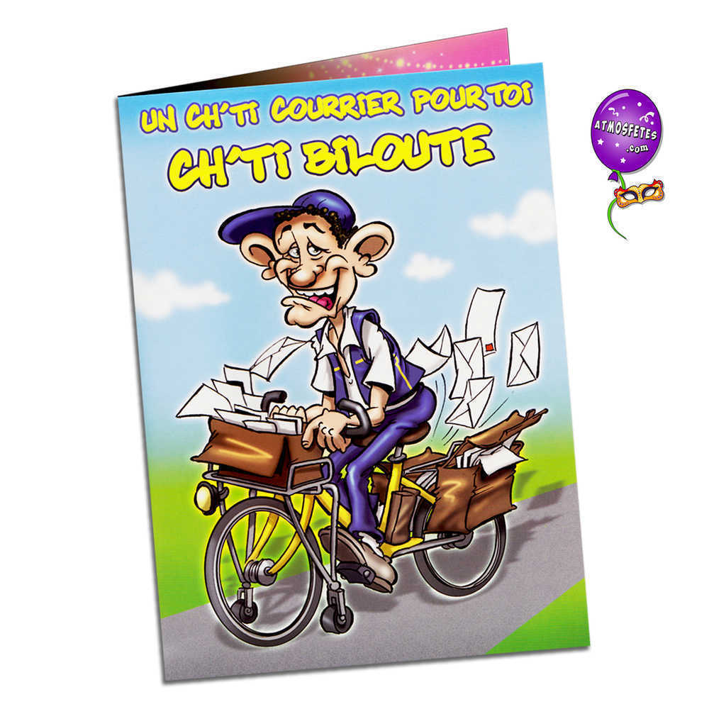 Carte D Anniversaire Ch Ti Biloute Atmosfetes
