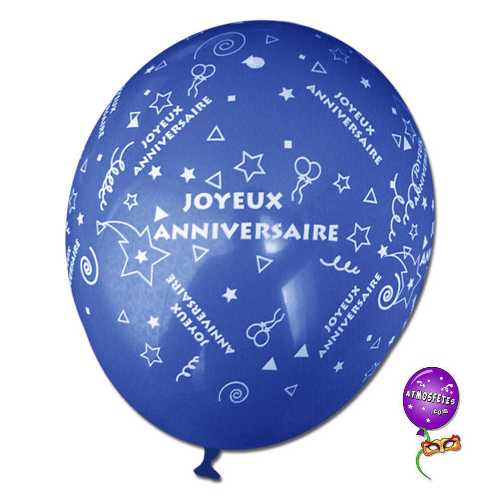 Ballons De Baudruche Joyeux Anniversaire Atmosfetes